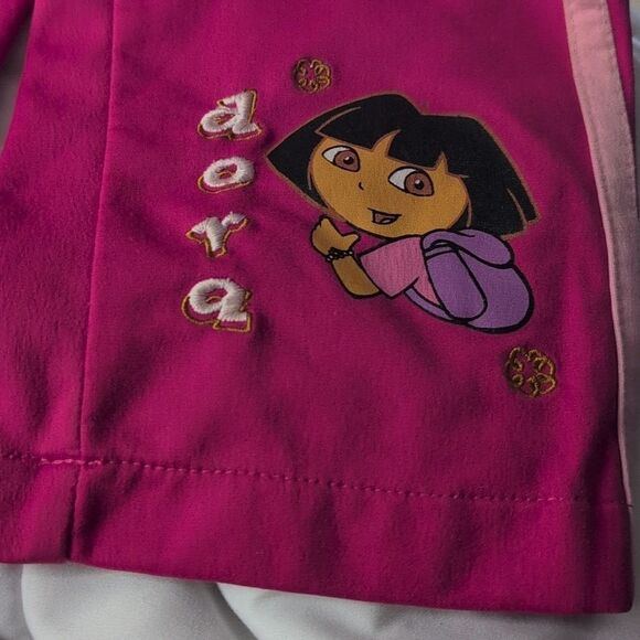 Dora The Explorer Y2K Hot Pink Track Pants - Picture 3 of 5